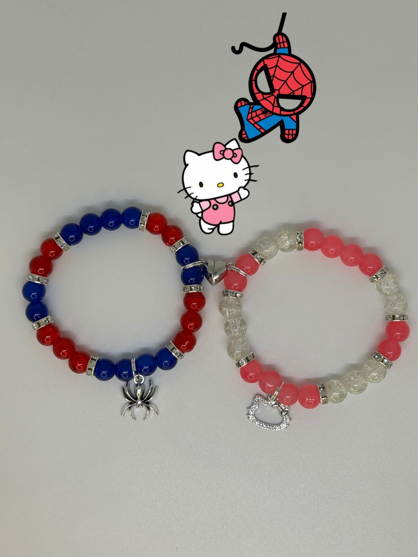 Spiderman & Hello kitty (2pc)