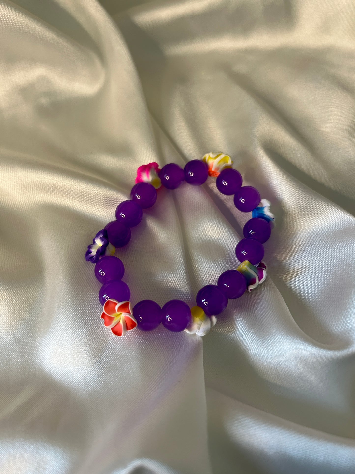 Plumeria Flower Bracelet (1pc)