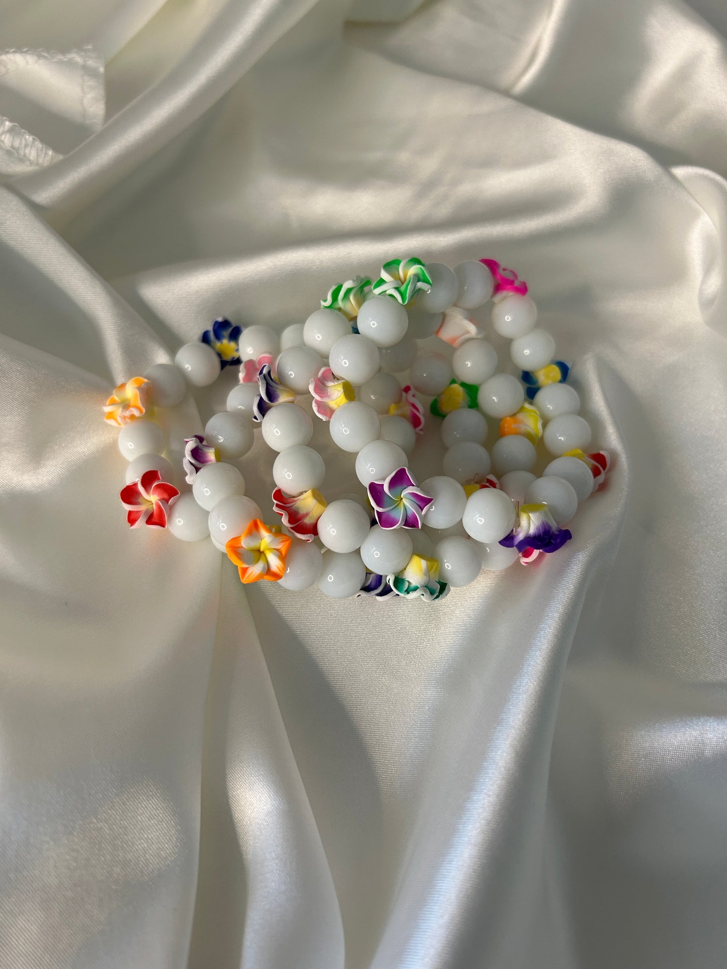 Plumeria Flower Bracelet (1pc)