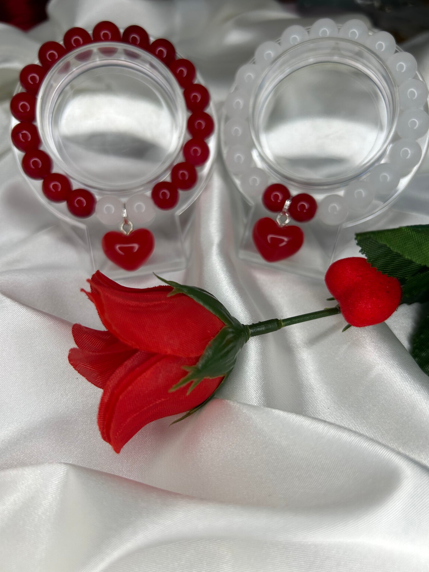 Red hearts (2pc)