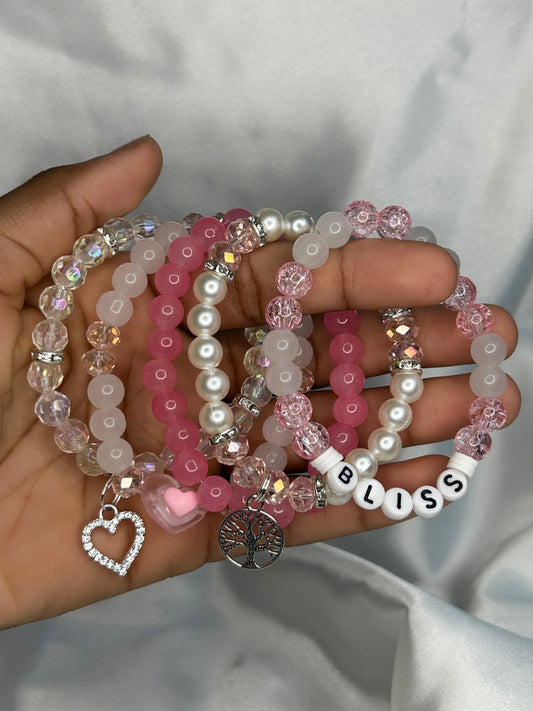 5 pc pink stack